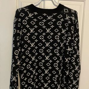 Brand New Black & white Louis Vuitton Sweater